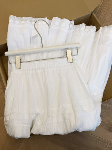 PAIBOLI | Lace Trim Elegant French Style A-Line Layered Long Dress