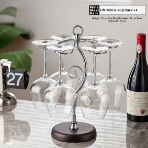 SENGAOPAI | Inverted Hanging Wine Glass Rack Simple