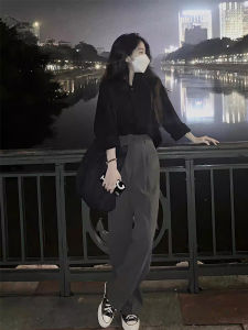 Fashionable Korean Style Womens Two-Piece Set Salted Young Maturity Autumn Clothes Commute Style Casual Scenarios Universal