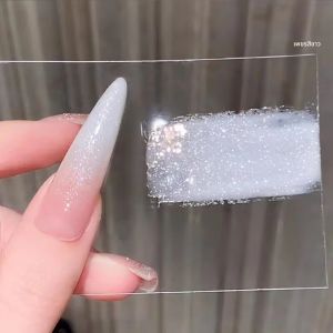 ยาทาเล็บเจลนมมะพร้าว Moonlight 1 ชิ้น สีขาวนมวิ้งๆ ติดทนนาน ขายดีที่สุดปี 2025 อุปกรณ์ทำเล็บเจล