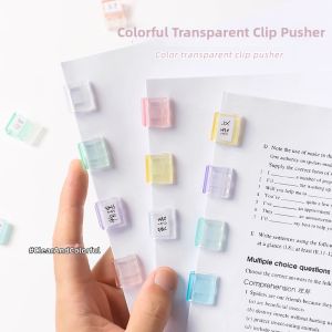 Colorful Transparent Storage Fixing Clips
