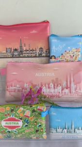 Austria Dompet Landmark Souvenir Suvenir Oleh Oleh Mini Wallet Negara Dompet Panjang Pouch Mouse Pad