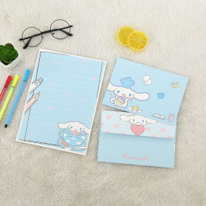 Colorful Cartoon Big Ear Dog Love Letter Stationery Set CuteEnvelope Love Message Paper Notes Brand Wenwen Model WW210416