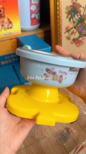 🐾 BÁT ĂN CHỐNG GÙ LẮP GHÉP PUZZLE CHO CHÓ MÈO | LÕI INOX THÁO RỜI – CHÂN CAO CHỐNG TRƯỢT