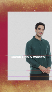 Kaos Polo Shirt Lengan Panjang Esperanza - TPJ Hijau Botol