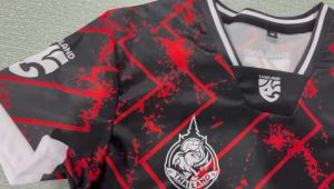 [OFSDIY] ชุดกีฬาฟุตบอลชายทีมไทยแลนด์เบอร์ 66 เสื้อกีฬากลางแจ้งชายคอวีหลวมและระบายอากาศได้