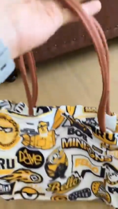 New High-Quality Despicable Me Minions Canvas Tote Bag with Fun Character Print