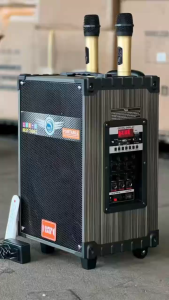 ลำโพงบลูทูธ ลำโพงรุ่น MN-35  MN-36 MN-37  ลำโพงไม้เคลื่อนที่มีล้อลาก เสียงดังกระหึ่ม เบสหนัก แถมไมค์ลอย2ตัว คุ้มค่า*สินค้ามาใหม่พร้อมส่ง ดอกลำโพง6.5-10นิ้ว BASS TREBLE ปรับเสียงเบส-แหลมของไมค์ได้ เสียบไมค์สายเพิ่มได้ 2ตัว เสียบกีต้าได้1ตัว