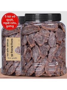 Fresh Ready-to-Eat Herbal Sugar Slices for Summer Months Red-Brown Sugar with Ginger Dried Orange Peel and Perilla 500g
