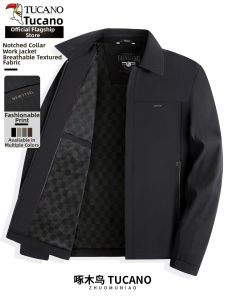 TUCANO | Collar Style Business Casual Mens Middle-aged Father Jacket