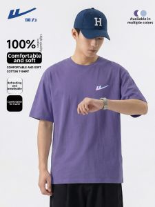 Warrior | Purple 100% Cotton Short Sleeve Mens Casual T-Shirt