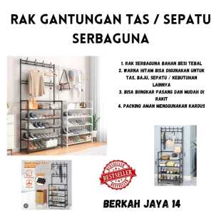 RAK GANTUNGAN TAS / SEPATU SERBAGUNA BARANG BERKUALITAS HARGA PALING MURAH PROMO DISKON TERLARIS