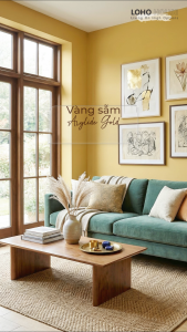 Sơn tường Loho House tone màu vàng cam | Lon sơn 1kg - Sơn nước nội thất cao cấp Loho-paint