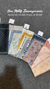Jilbab MILA SERIES Journey Scarves Motif Terbaru 2024 Harga Promo Jilbab Voal Ultrafine Shiney Ukuran 115 X 115 Cm - Lazada