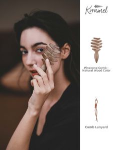 KRRAMEL | Mini Boar Bristle Comb