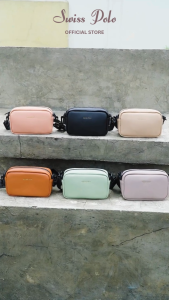 Swiss Polo Ladies PU Leather Sling Bag - Multi Colour HNV 9935