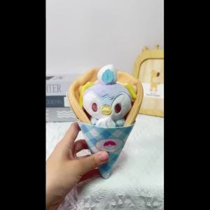 Takara Tomy | Crepe Piplup Pikachu Pokemon Plush Toys Kawaii Fluffy Peluches Doll 1 PC Anime Cushion Pillow Collectible Souvenir Birthday Gift