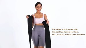 【Buy1Take1】JMIAN Waist Trainer for Women Body Shaping Belt Snatch Bandage Tummy Wrap Plus Size Workout Waist Trimmer for Gym Sport