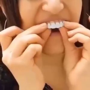 ( BISA COD ) Gigi Palsu tinggal pasang Snapon Smile ORIGINAL Authentic Snap On Smile 100%