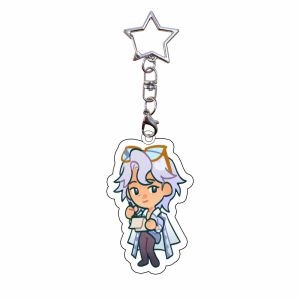Bandai | Móc Khóa Acrylic Cho Fields Of Mistria Balor Eiland Reina Hayden Adeline Phụ Kiện Game Đồ Trang Trí Móc Treo Ba Lô Quà Tặng Lễ Hội Dành Cho Fan Anime