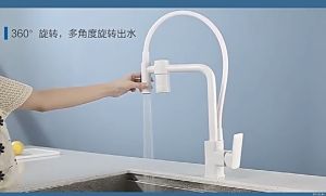 ก๊อกน้ำ ก๊อกอ่างล้างจาน ห้องครัว ก๊อกผสมน้ำร้อน-น้ำเย็น