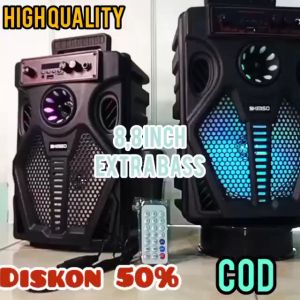 Speaker Aktif Dat SPEAKER BLUETOOTH BASS MKC KIMISO 7807 88 inch bass free MICROPHONE AUDIO PENGERAS SUARA