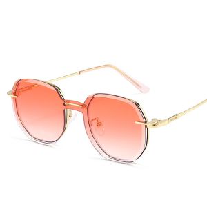 Kính Râm Hình Lục Giác Có Thể Tháo Rời Dành Cho Nam Nữ Kính Chống Ánh Sáng Xanh Máy Tính Gọng Hình Bầu Dục Bảo Vệ UV400 Kính Mắt Thời Trang