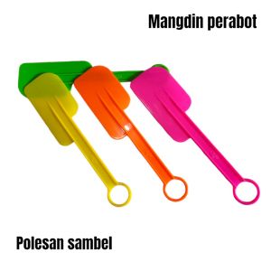 3 pcs !!! olesan kecil / kerokan sambel / soverni centong plastik