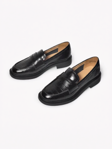 REEMOOR | Autumn and Winter New Model Store Available Thick Heel Height Increase Loafers