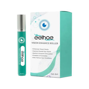 Eelhoe Vision Enhance Roller Quickly Restore Vision Nourish Eye Tissue Eliminate Fatigue Relieve Sleeping Focus On Eye Health Gentle Massage Vision Care Relaxing Eye Vision Enhance Roller Relief Eye Dryness