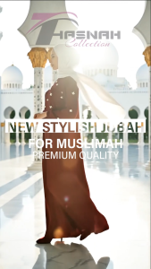 Stylish Jubah for Muslimah with Diamonds Beads Plus Size [XS to 8XL]