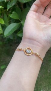 Y718 【COD】Gelang Hati Wanita Titanium Anti Karat Gelang Fashion Aksesoris Wanita