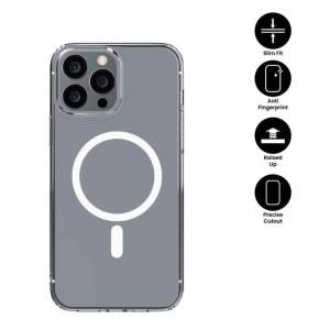 X.One DropGuard Lite Magnetic Clear Casing for iPhone 15 Pro Max / 15 Pro / 15 Plus / 14 Pro Max/13 Pro Max/13 Pro