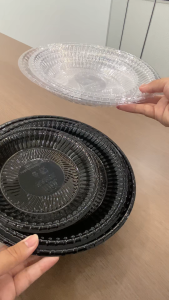 [45/50pcs] CHEAPEST JISHAN 7"/9"/10" Disposable Plastic Plate / Kenduri / PREMIUM Catering Party Buffet Plate / Pinggan Plastik 塑料盘 / 一次性盘