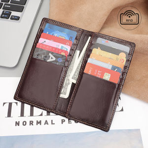 Royal Bagger RFID Block Card Holder Genuine Cow Leather Slim Thin Wallets For Men Business Casual Fashion Europe Style Purse Wallet