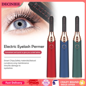 DECINIEE Heated Eyelash Curler Electric Eyelash Perm Makeup Eyelash Curler Beauty Tools Women Nature Style Cute Makeup Tools
