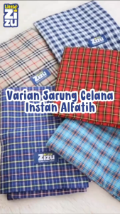 Sarung Celana Anak Al-Fatih Motif Kotak Bahan Katun Premium by Little Zizu