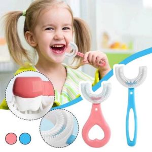 Sikat Gigi Anak Balita Bentuk U Shape Aman & Nyaman Usia 2-6 Tahun