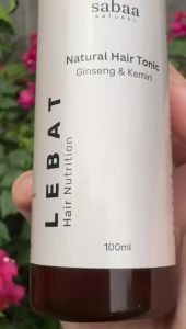 LEBAT Hair Tonic Rambut Rontok dengan Kemiri dan Ginseng