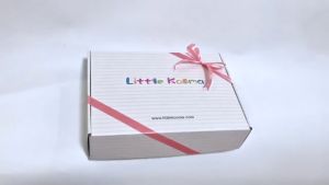 Little Kooma Chic Design Gift Wrapping Set with Satin Ribbon & Gift Box