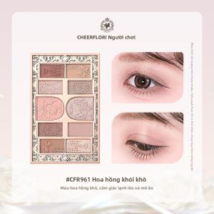 CHEERFLOR | Bảng Mắt Đa Màu Phong Cách Hàn Quốc Dùng Hàng Ngày