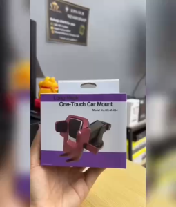 Car Phone Holder HX-M-X34 Long Neck Suction Cup One Touch Car Mount 360° Adjustable Dashboard Windshield Mobile Phone Stand Universal