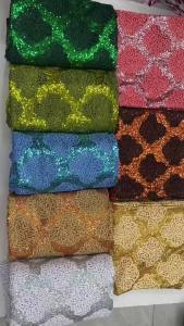 Multicolor Flower Embroidered Water Soluble Guipure Cord Lace Fabric Nigerian Material for Women Wedding Dress Sewing 5 Yards