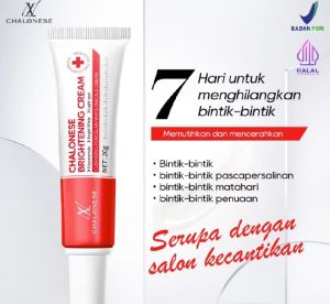 PROMO 3 PCS CHALONESE CREAM  FLeek MENAHUN GLOWING SKIN