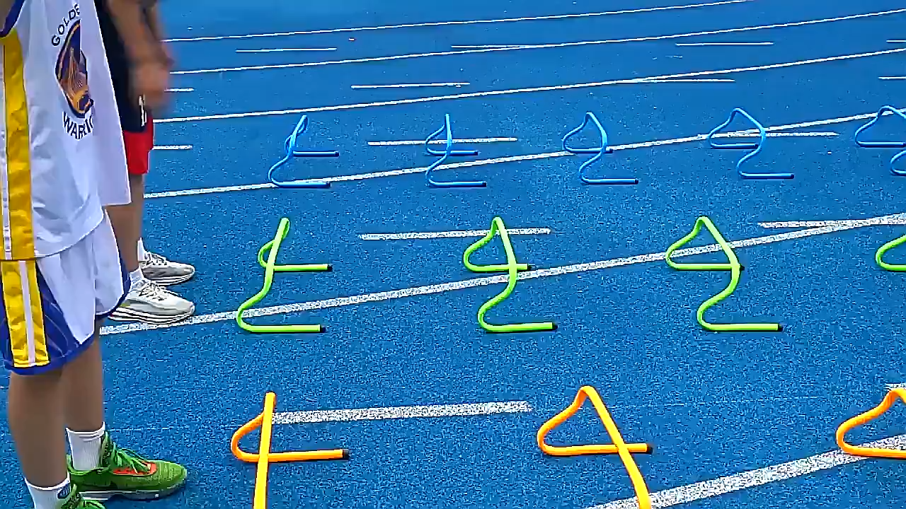 5pcs Training Hurdle Frame Bending Hurdle Agile Jumping Ladder Basketball Training Equipment
