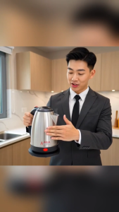 Ấm siêu tốc ASIA City Mart VN - INOX 304 / THỦY TINH – ĐUN NHANH AN TOÀN CHÍNH HÃNG