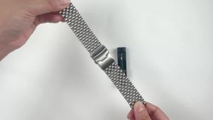 Luxury Solid Stainless Steel Watch Band 20mm 22mm Matte Silver Bracelet for Seiko for Omega Strap Men Replacement Universal Band