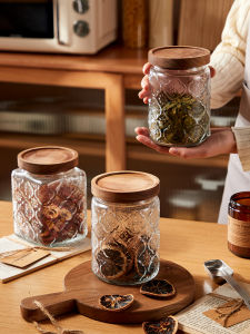 YYIEDERNG | Glass Sealed Storage Container Jar