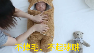 JUNCHUANG ผ้าห่อตัวเด็กเนื้อนุ่ม ผ้าห่มเด็ก สำหรับทารกแรกเกิด น่ารัก ถุงนอนสำหรับเด็กทารก