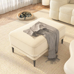 Fabric Footstool Home Doorway Living Room Sofa Stool Footstool Simple Solid Wood Footrest Low Stool Shoe Store Bench